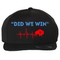 Did We Win Pray For Damar 3 Wool Snapback Cap