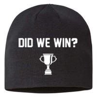 Did We Win? Sustainable Beanie