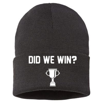 Did We Win? Sustainable Knit Beanie