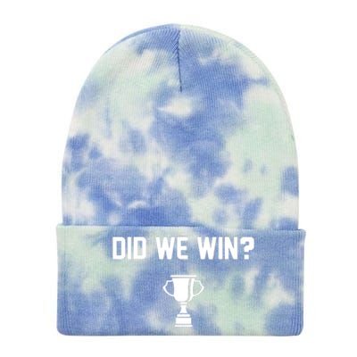 Did We Win? Tie Dye 12in Knit Beanie