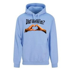 Did We Win We Are With You Love For 3 Unisex Surf Hoodie