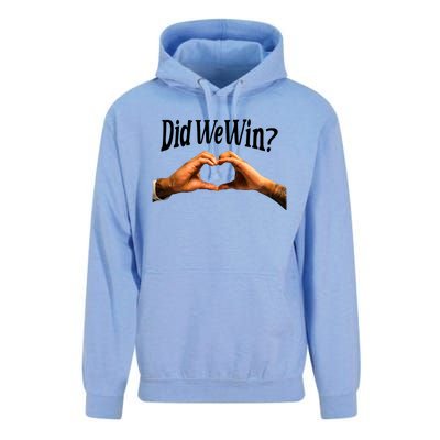 Did We Win We Are With You Love For 3 Unisex Surf Hoodie