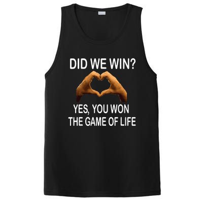 Did We Win? Yes You Won Game. Of Life Love For 3 PosiCharge Competitor Tank