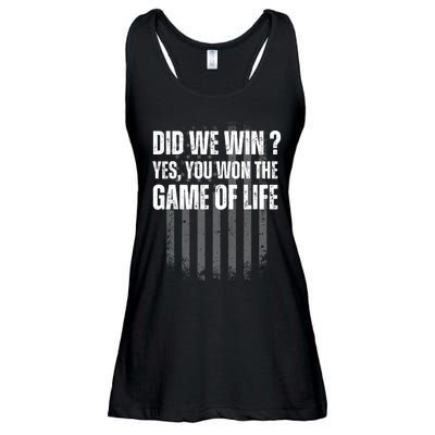 Did We Win Yes You Won The Game Of Life Ladies Essential Flowy Tank