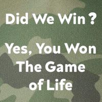 Did We Win? Yes You Won The Game Of Life Funny Design Legacy Tie Dye Trucker Hat