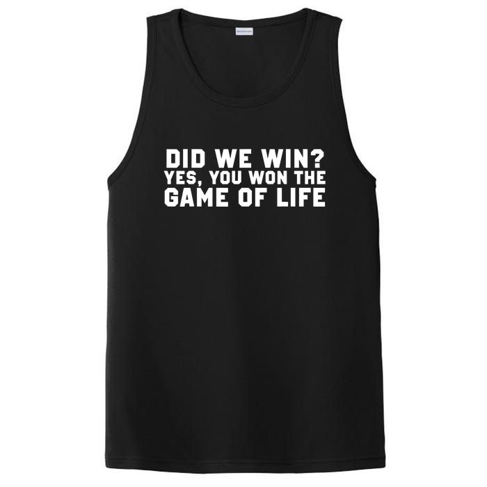 Did We Win? Yes, You Won The Game Of Life PosiCharge Competitor Tank