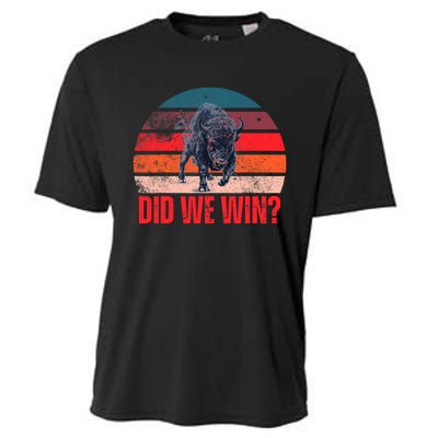 DID WE WIN Vintage Cooling Performance Crew T-Shirt