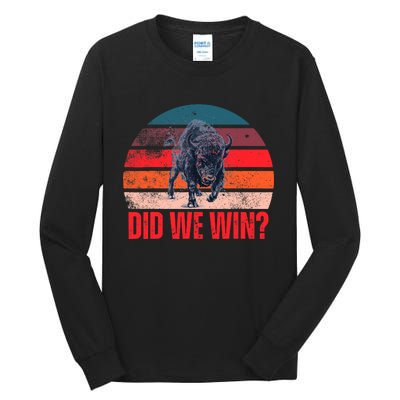 DID WE WIN Vintage Tall Long Sleeve T-Shirt