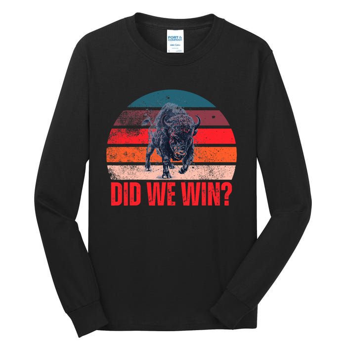 DID WE WIN Vintage Tall Long Sleeve T-Shirt