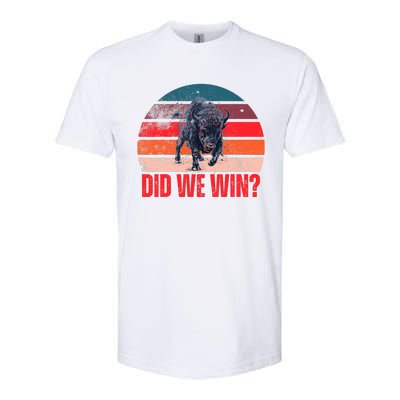 DID WE WIN Vintage Softstyle CVC T-Shirt