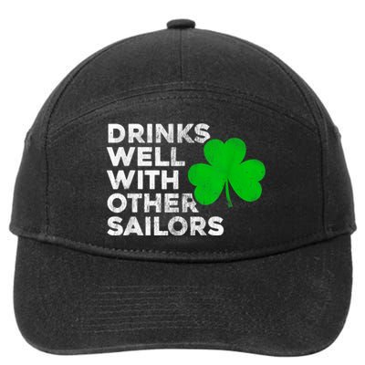 Drinks Well With Other Sailors 7-Panel Snapback Hat