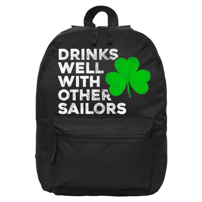 Drinks Well With Other Sailors 16 in Basic Backpack