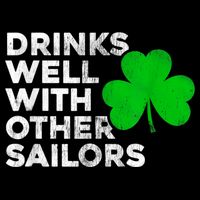 Drinks Well With Other Sailors 16 in Basic Backpack