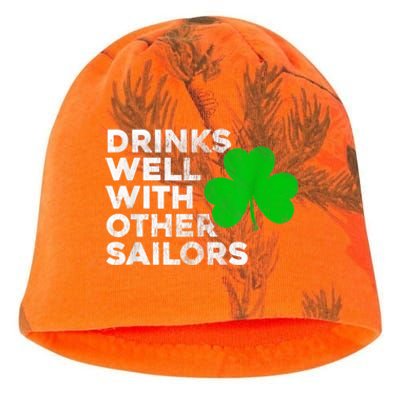 Drinks Well With Other Sailors Kati - Camo Knit Beanie