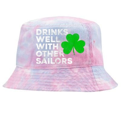 Drinks Well With Other Sailors Tie-Dyed Bucket Hat