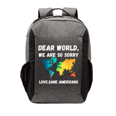 Dear World We're So Sorry Vector Backpack