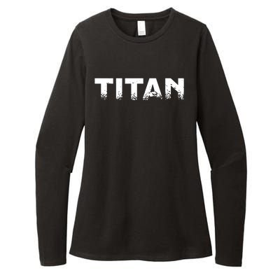 Dennard Wilson Wearing Titan Womens CVC Long Sleeve Shirt