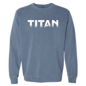 Dennard Wilson Wearing Titan Garment-Dyed Sweatshirt