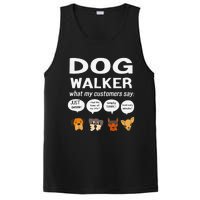 Dog Walker What My Customers Say Dog Lovers Pet Care PosiCharge Competitor Tank