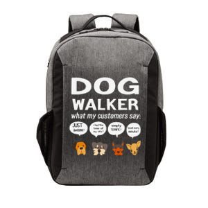 Dog Walker What My Customers Say Dog Lovers Pet Care Vector Backpack