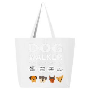 Dog Walker What My Customers Say Dog Lovers Pet Care 25L Jumbo Tote