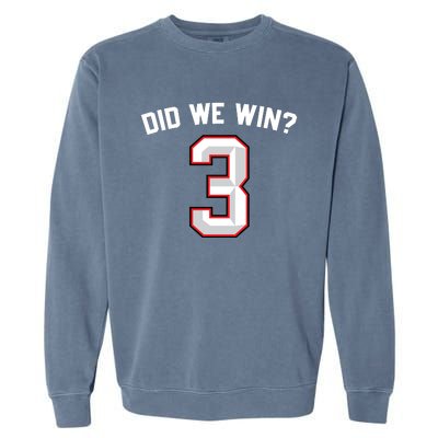 Did We Win Damar Love For Damar Pray For Damar Garment-Dyed Sweatshirt