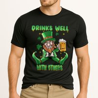 Drinks Well With Others St. Patrick's Day Drunk Beer Funny Performance Shirt