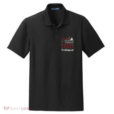 Dock Worker Xmas Job Funny Christmas Gift Dry Zone Grid Polo