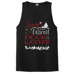 Dock Worker Xmas Job Funny Christmas Gift PosiCharge Competitor Tank