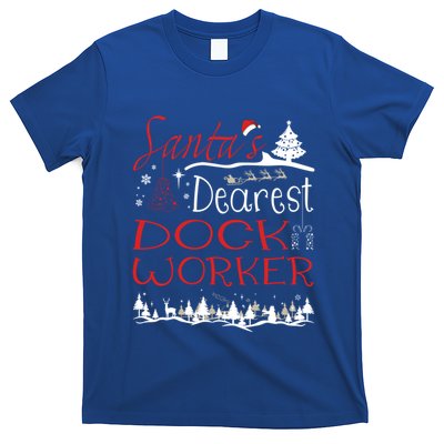 Dock Worker Xmas Job Funny Christmas Gift T-Shirt