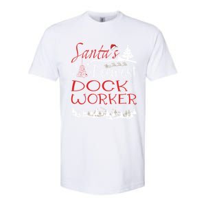 Dock Worker Xmas Job Funny Christmas Gift Softstyle CVC T-Shirt