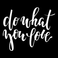 Do What You Love Positive Quote 16 in Basic Backpack