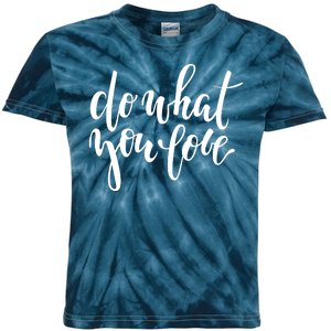 Do What You Love Positive Quote Kids Tie-Dye T-Shirt