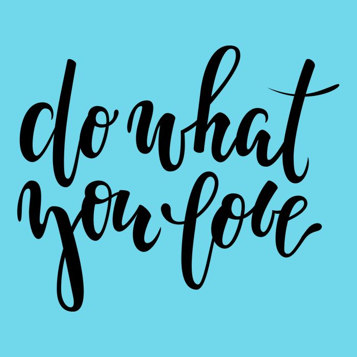 Do What You Love Positive Quote Poster