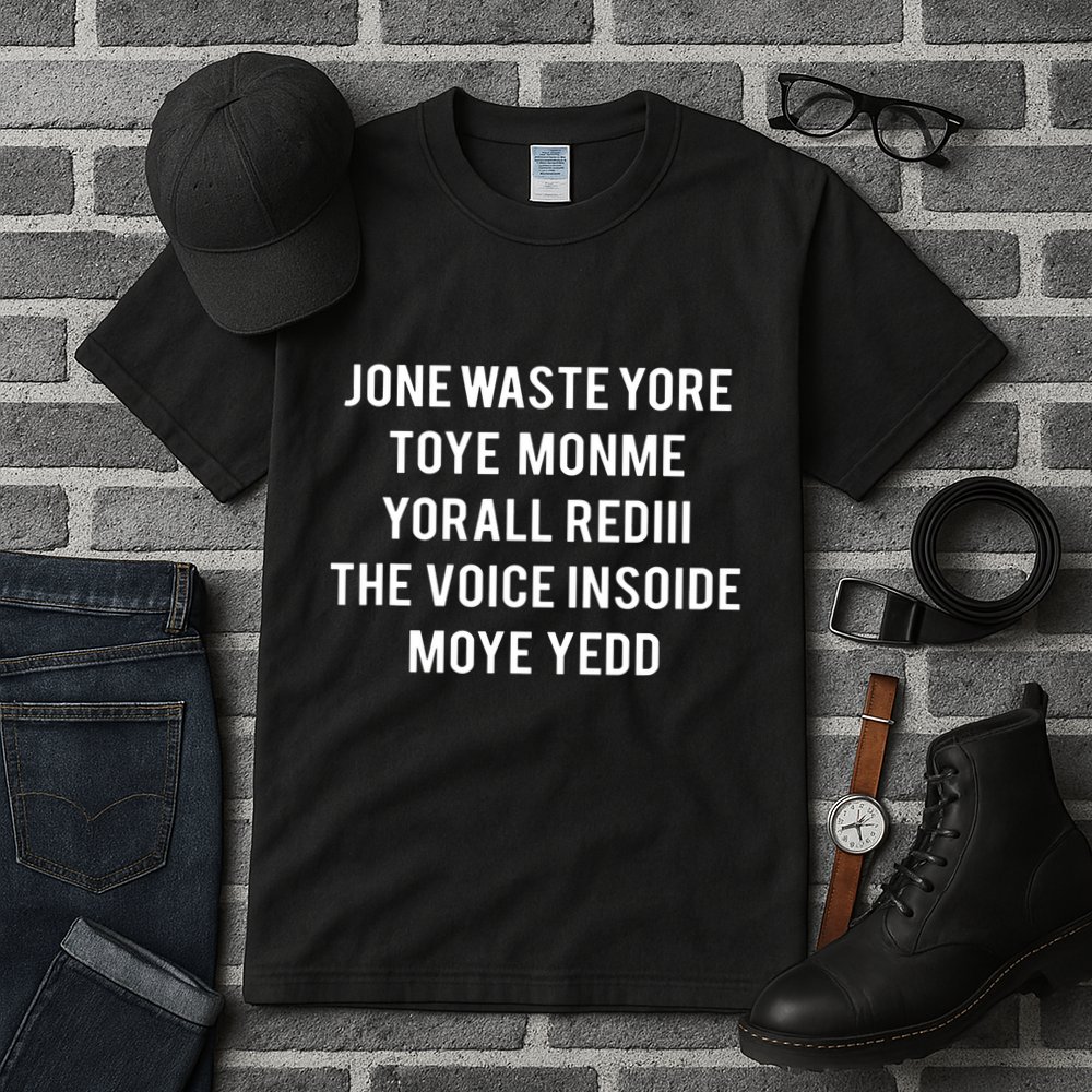 Dont Waste Your Time On Me Youre Already The Voice Inside Tall T-Shirt