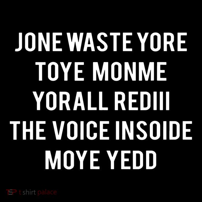 Dont Waste Your Time On Me Youre Already The Voice Inside Youth Performance Sprint T-Shirt