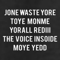 Dont Waste Your Time On Me Youre Already The Voice Inside 25L Jumbo Tote