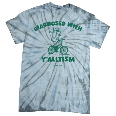 Diagnosed With YAlltism Silly City Tie-Dye T-Shirt