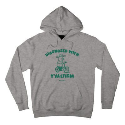 Diagnosed With YAlltism Silly City Tall Hoodie