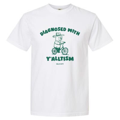 Diagnosed With YAlltism Silly City Garment-Dyed Heavyweight T-Shirt