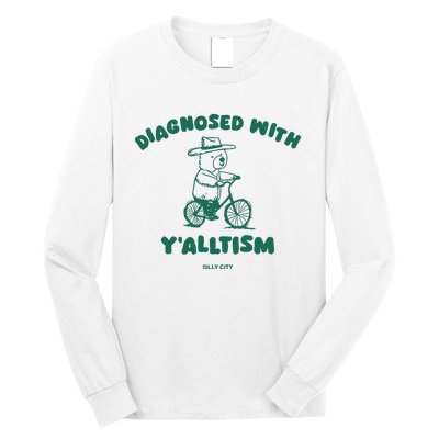 Diagnosed With YAlltism Silly City Long Sleeve Shirt