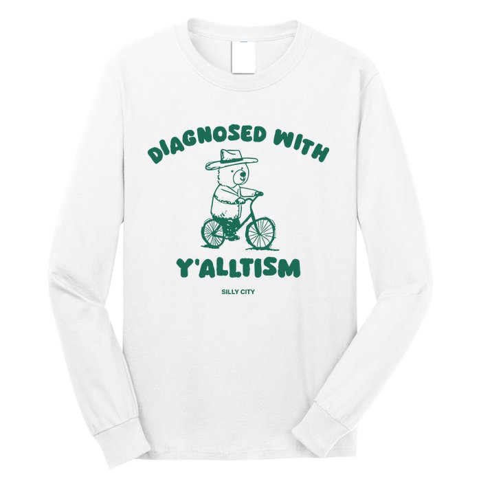 Diagnosed With YAlltism Silly City Long Sleeve Shirt