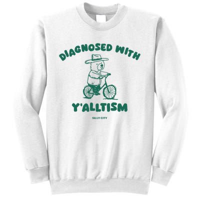 Diagnosed With YAlltism Silly City Sweatshirt