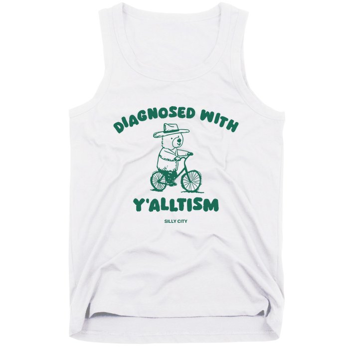 Diagnosed With YAlltism Silly City Tank Top