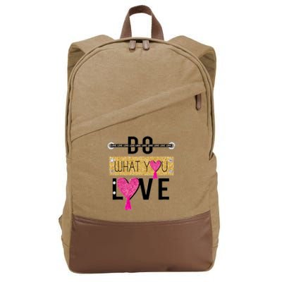 Do What You Love Cotton Canvas Backpack