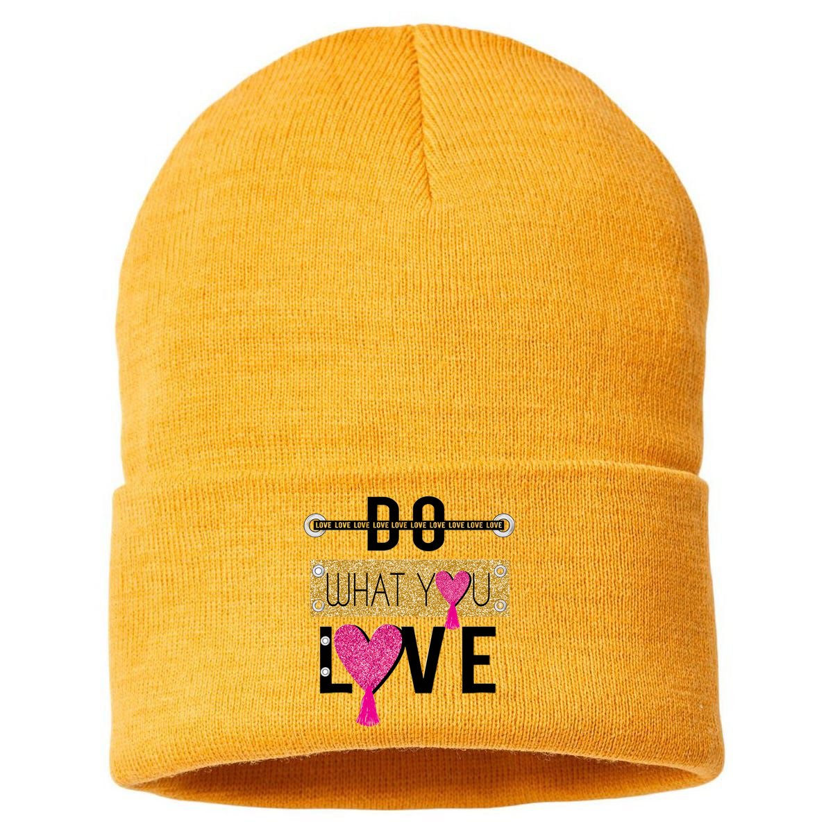 Do What You Love Sustainable Knit Beanie