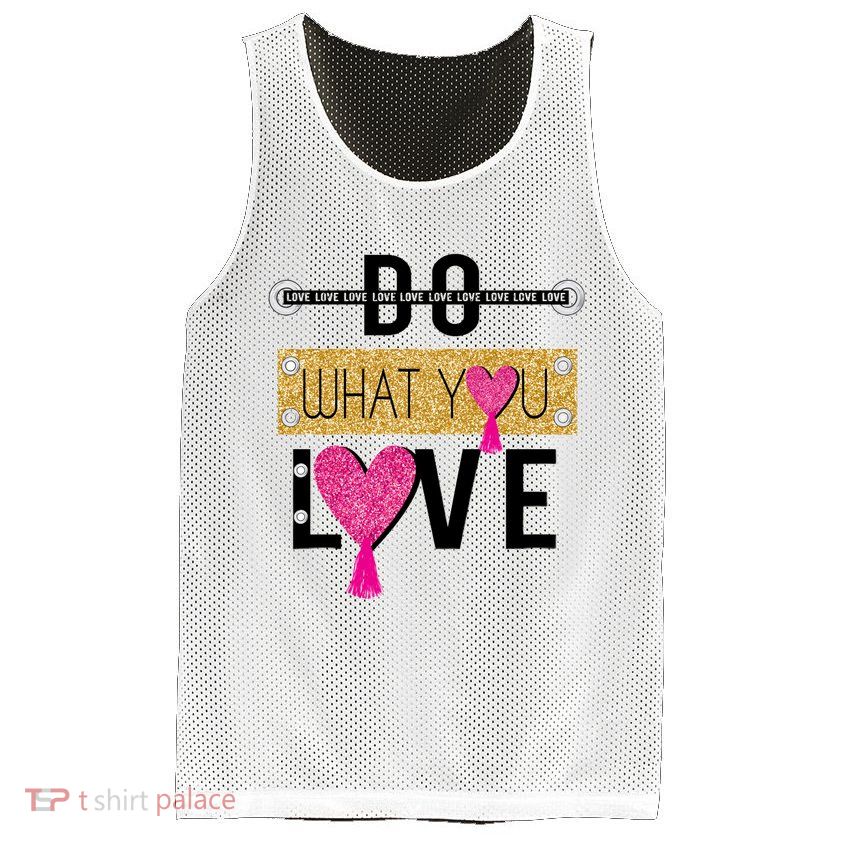 Do What You Love Mesh Reversible Basketball Jersey Tank
