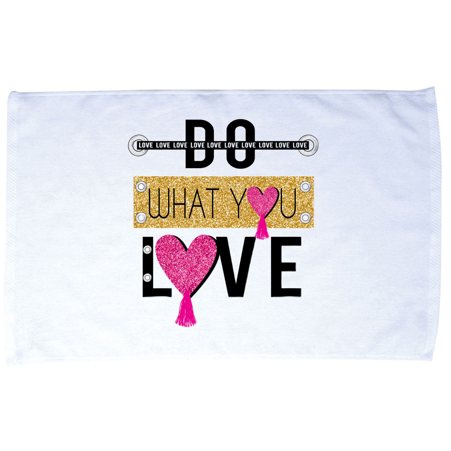 Do What You Love Microfiber Hand Towel
