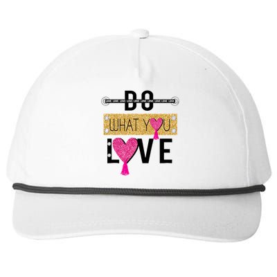 Do What You Love Snapback Five-Panel Rope Hat