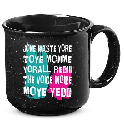 DonT Waste Your Time On Me YouRe Already The Voice Inside 15oz Campfire Ceramic Mug